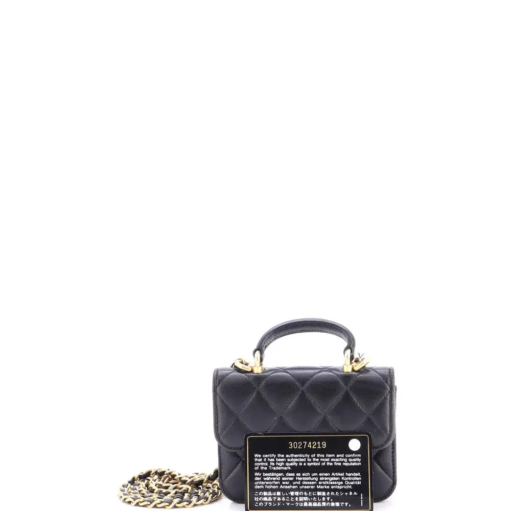 Chanel Top Handle Flap Coin Purse With #266303C29B